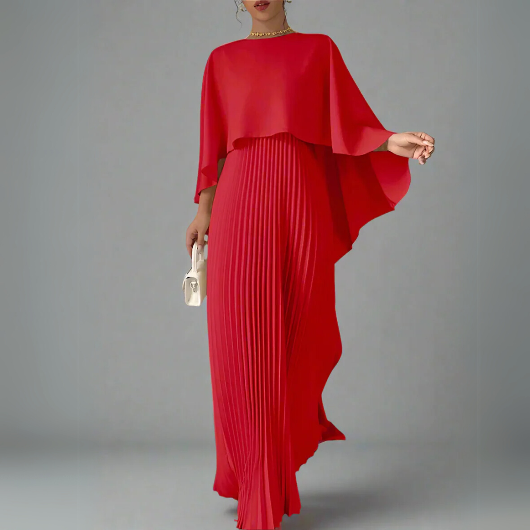 MIRANDA | CAPE HOOG MAXI KLEID