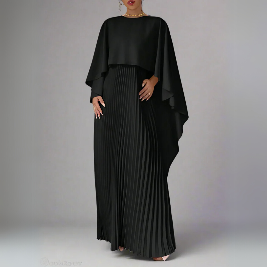 MIRANDA | CAPE HOOG MAXI KLEID