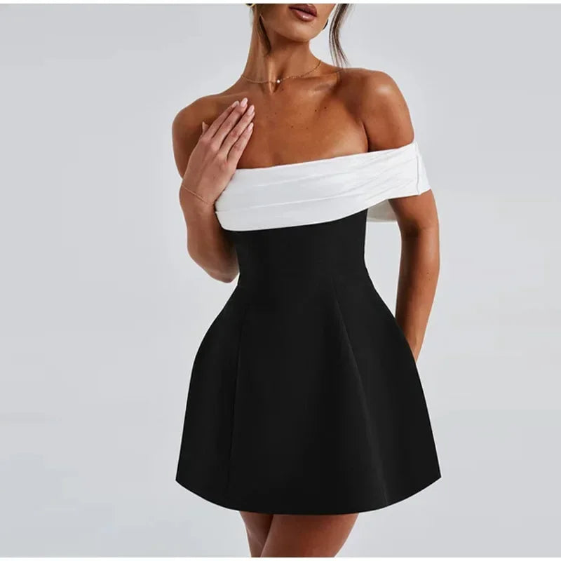 ISABELLE | OFF-SHOULDER-KLEID MIT SCHLEIFENDETAIL