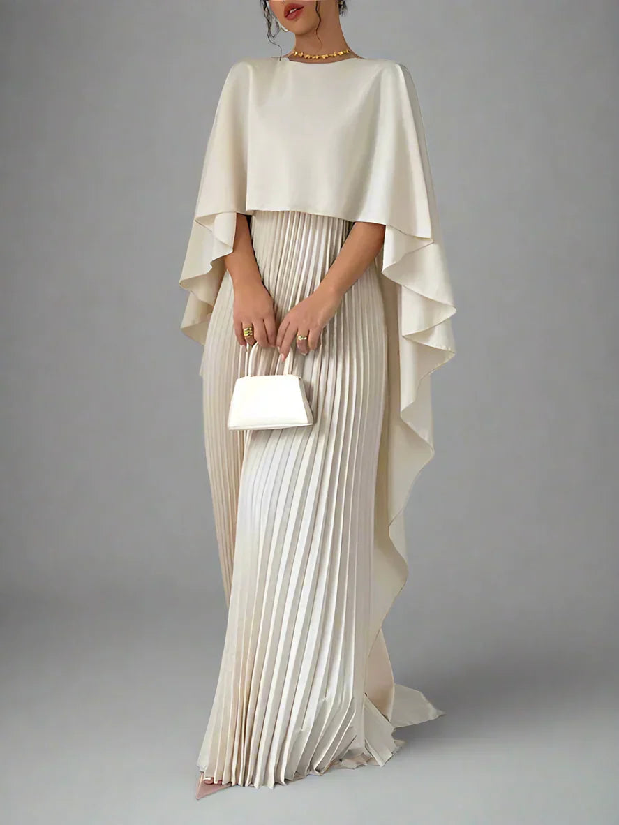 MIRANDA | CAPE HOOG MAXI KLEID