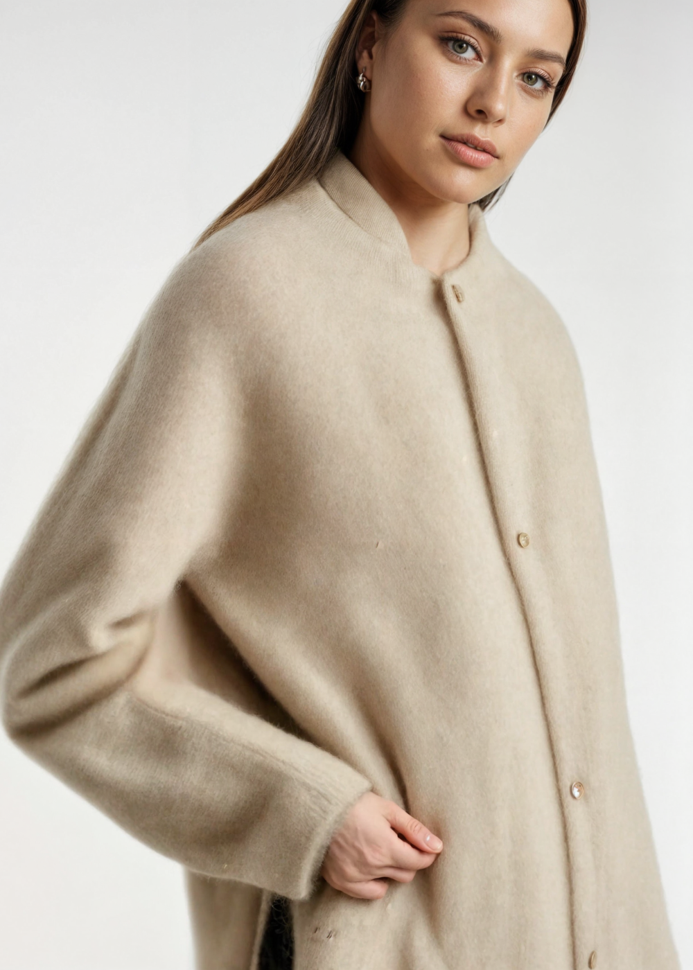 ROMY | GEBRIEBENE DAMENCARDIGAN