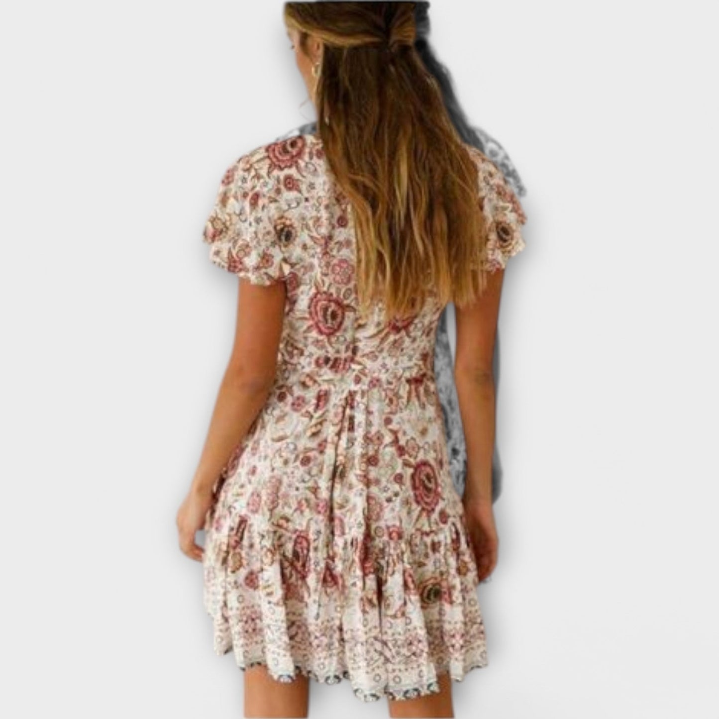 AMINA | KURZES BOHO-KLEID