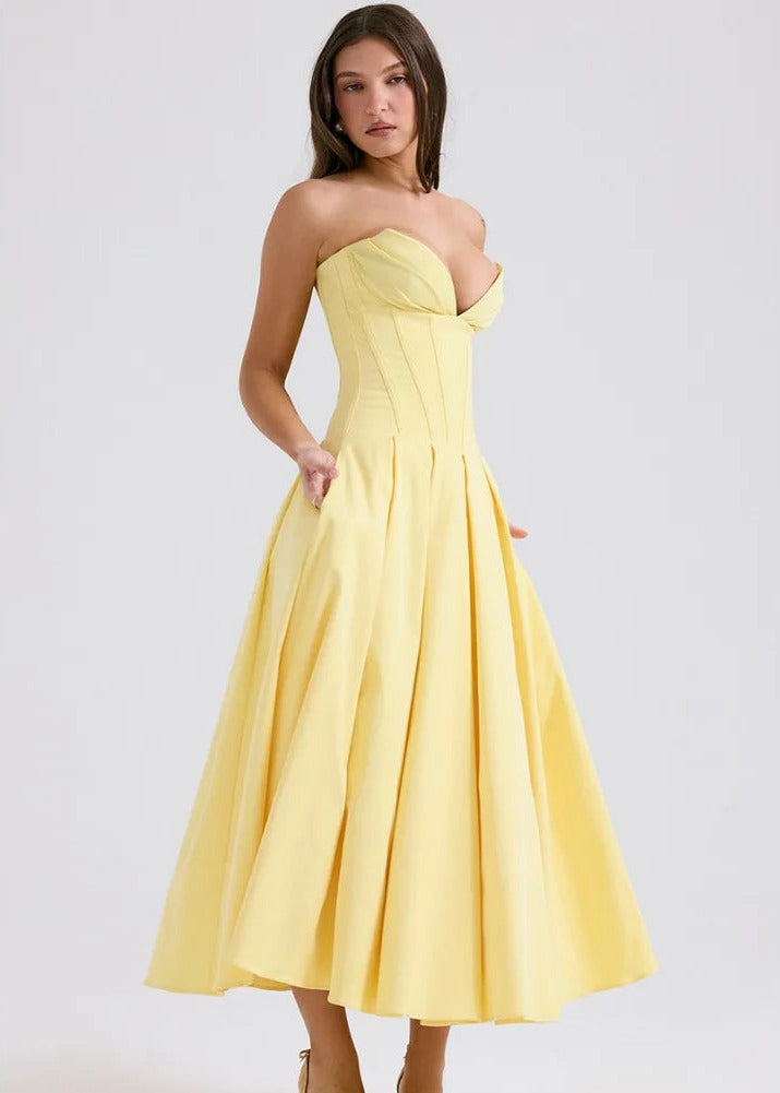 ISABELLA | TRÄGERLOSES KLEID