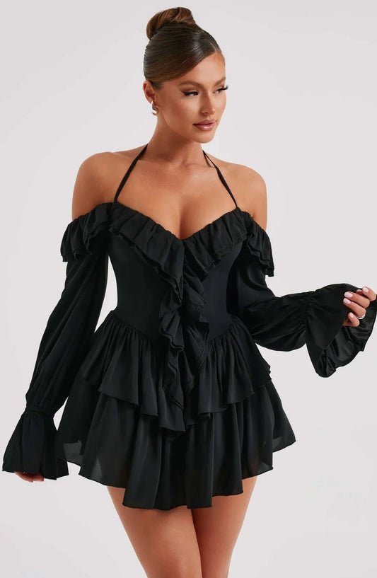 CELESTIA | OFF-SHOULDER MINI-KLEID