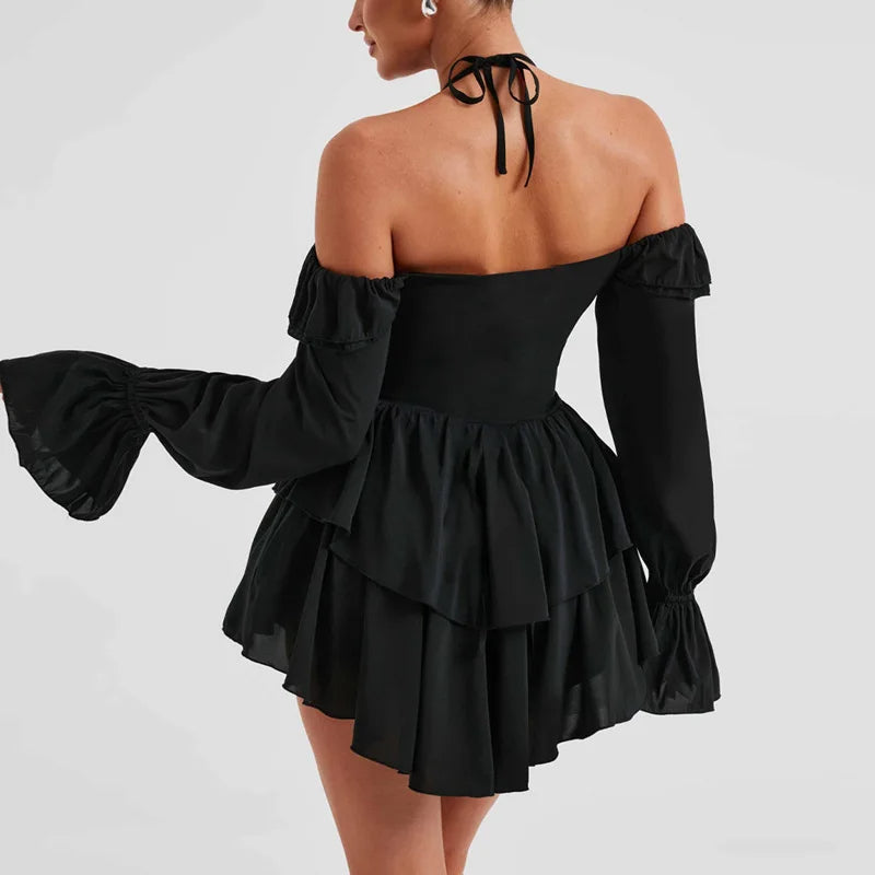 CELESTIA | OFF-SHOULDER MINI-KLEID
