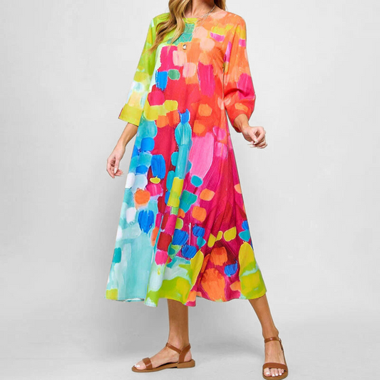 LINA | BUNTES KLEID
