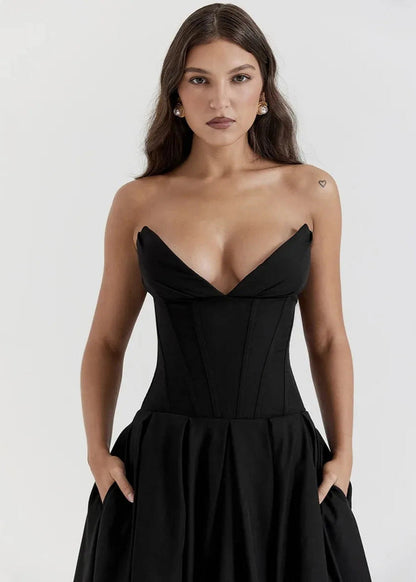 ISABELLA | TRÄGERLOSES KLEID