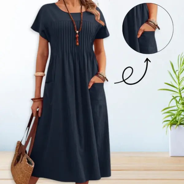 SYLVIA | VERFEINERTE PASSFORM KLEID