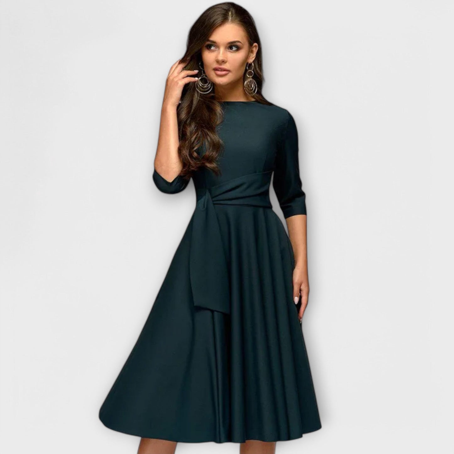 WILMA | ELEGANTE MIDI-KLEID
