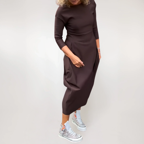 BELLEVIE| ELEGANTES KLEID MIT TASCHEN