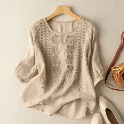 TYLA | BLUSE RELAXED BRODÉE