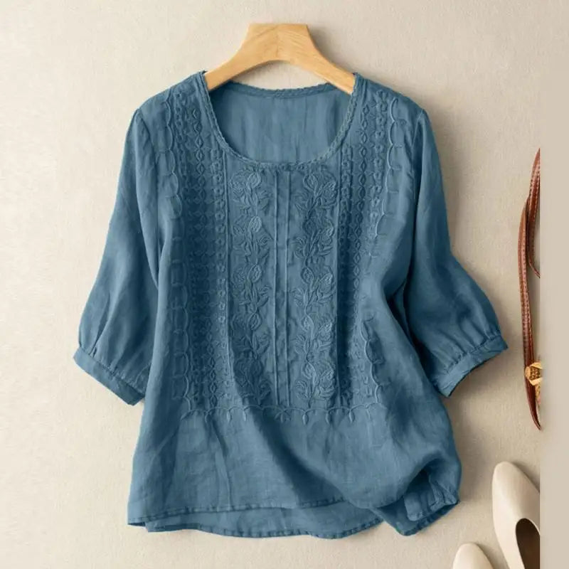 TYLA | BLUSE RELAXED BRODÉE
