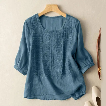 TYLA | BLUSE RELAXED BRODÉE