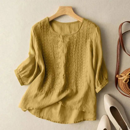 TYLA | BLUSE RELAXED BRODÉE