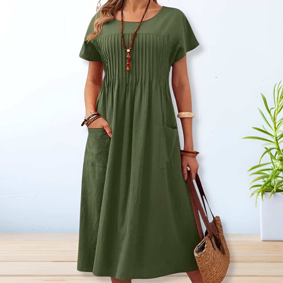 SYLVIA | VERFEINERTE PASSFORM KLEID