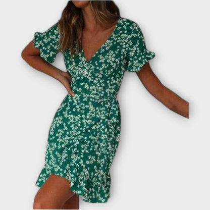 NILSINE | KURZES BOHO-KLEID