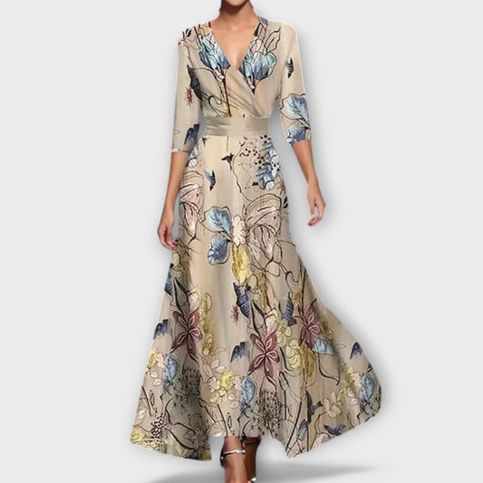 ALMA | ELEGANTES ÄRMELDESIGN DAMENKLEID