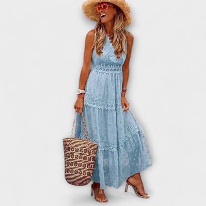 LOLA | SPITZE BOHO MAXIKLEID