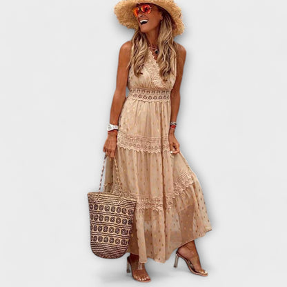 LOLA | SPITZE BOHO MAXIKLEID