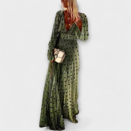 CHARLOTTE | ELEGANTES KLEID MIT PUNKTEPRINT