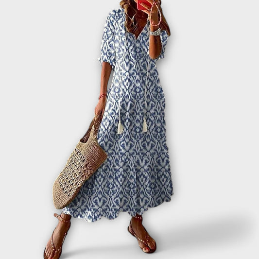 BETTINA | BOHEMISCHES MAXI-KLEID